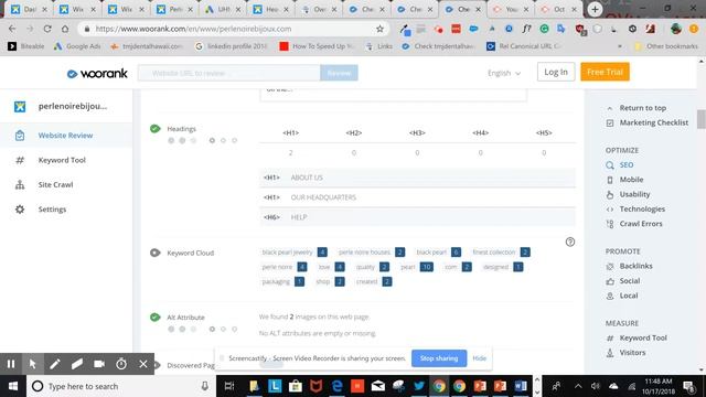 Marketing 658 SEO Optimization on WIX #2 (Select Key Words-Woorank-SEO on Wix - Perle Noire Example смотреть онлайн