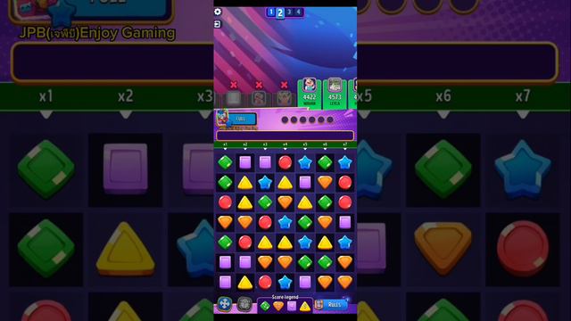 Match Rumble 40 Player Crazy Columns+Rainbow Match Masters. смотреть онлайн