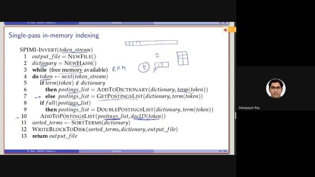 6.5. Inverted index - storing the dictionary - external merging смотреть онлайн