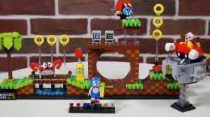 Лего Соник Супер - ежик - зона Грин Хилл! Новый набор LEGO Ideas 2022 года Скорее Смотреть и играть
