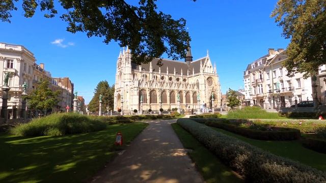 Brussels/Bruxelles/Brussel Belgium ?? 4K Walking Tour Of Royal And Justice Area (3/4)