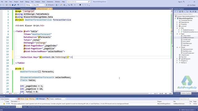 How to use Ant Blazor Grid - Part 1| Ant Design Blazor смотреть онлайн