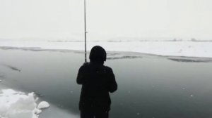 Ангара 9 марта, весенняя рыбалка!!