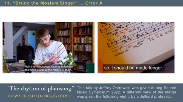 “Gregorian Semiology” • Does It Make Sense? • [By Jeff Ostrowski]