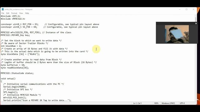 Radio Frequency Identification (RFID) based attendance system using NodeMCU Google Sheet in Hindi смотреть онлайн