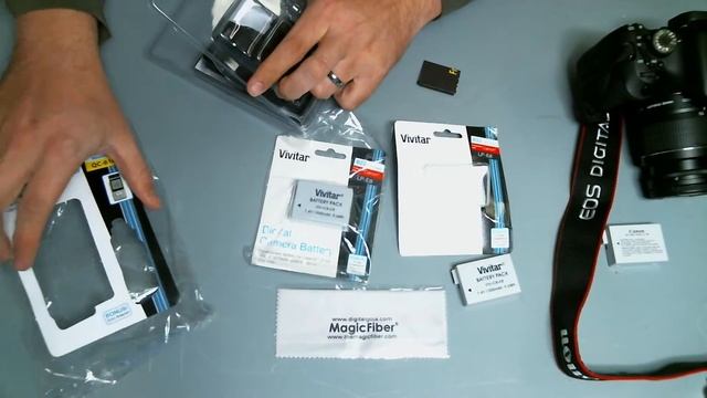 Vivitar battery bundle for Canon T3i смотреть онлайн