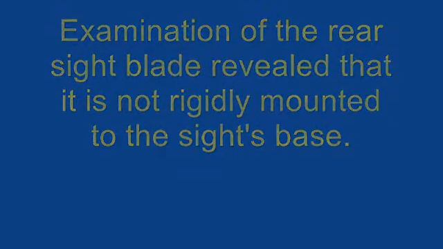 Rear Sight Blade Wobble - Umarex Colt Gold Cup 1911 22LR.wmv смотреть онлайн