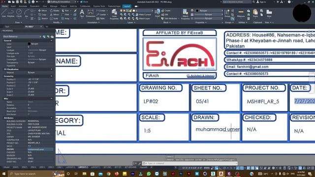 Complete House Design in | AutoCAD | 3ds MAX | House Design introductive video A-Z step by step смотреть онлайн