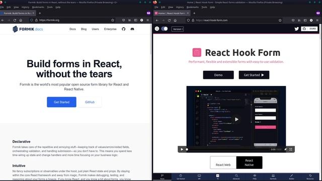 Tutoriel React : Formik / React Hook Form - 1 - Introduction смотреть онлайн