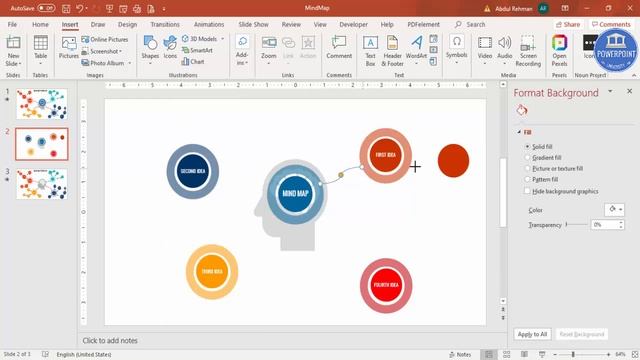 How to Make a Mind Map template in PowerPoint смотреть онлайн