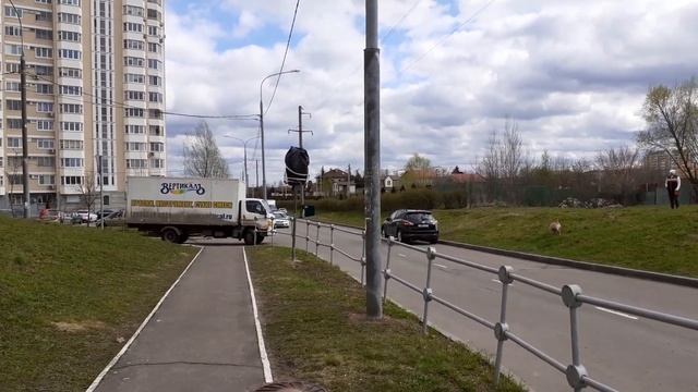 Москва 3836 микрорайон Солнцево-Парк, улица Авиаконструктора Петлякова весна день смотреть онлайн