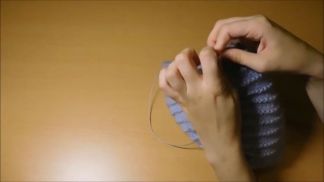 Снуд (шарф-труба, манишка) спицами. Мастер-класс. смотреть онлайн