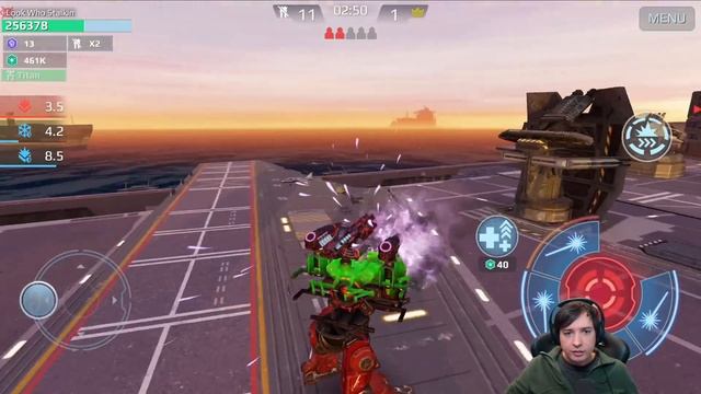 NEW Robot SHELL 1.5 Million HP Shield War Robots Mk2 Gameplay WR смотреть онлайн