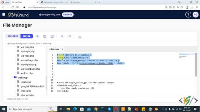How to Send Visitors to a Subdomain using Htaccess in Website | WordPress | PHP смотреть онлайн