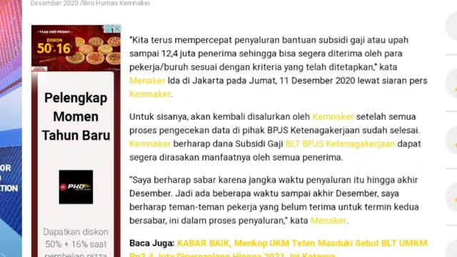 UPDATE INFO BLT BPJS KETENAGGAKERJAAN TERMIN 3 LANJUT 2021 смотреть онлайн