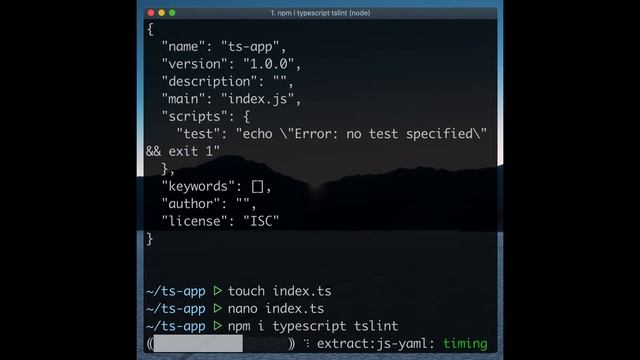 TypeScript: simplest app ever. In less than a minute. смотреть онлайн