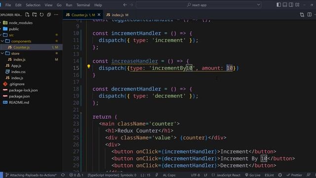 Attaching Payloads to Actions - Redux - React JS || Hindi || Coding Scenes смотреть онлайн