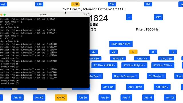 Added band scanning to Ten Tec Pegasus Python3 web based control program смотреть онлайн