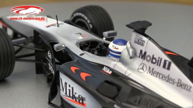ck-modelcars-video: Mika Häkkinen McLaren MP4 16 #3 Formel 1 2001 Minichamps смотреть онлайн