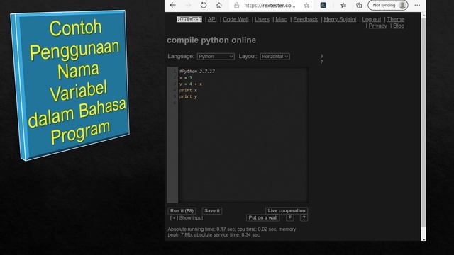 #7a Mengenal Variabel dan Tipe Data Sederhana смотреть онлайн