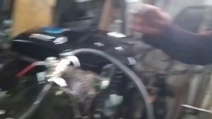 Насос ГУРа для гидравлики самодельного минитрактора. 22 марта 2021 года.