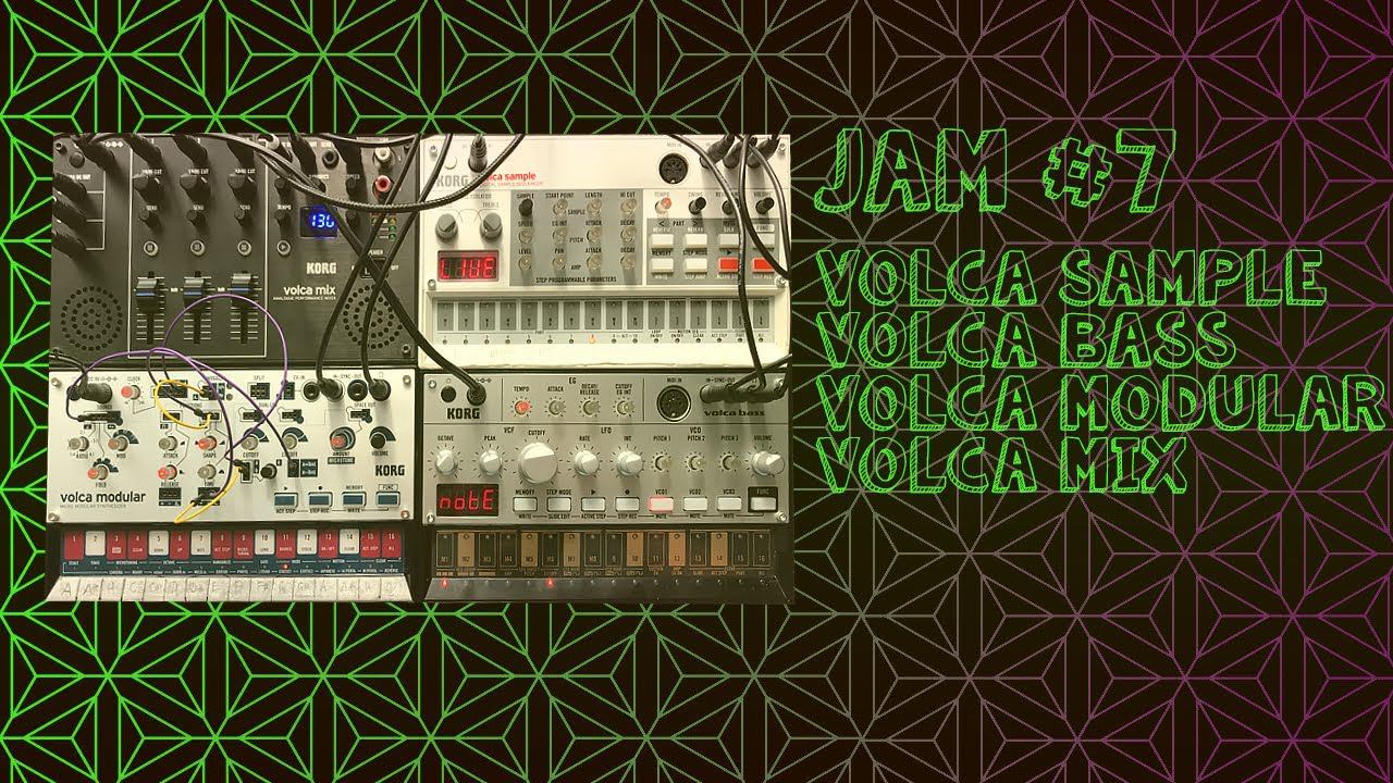 LE-NA | Korg Volca Volca Sample & Volca Bass & Volca Modular | Jam - 7 смотреть онлайн