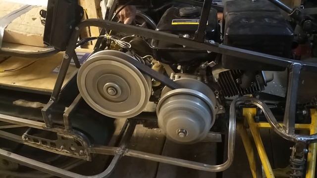 Самодельный снегоход 2, т.е. уже третий. смотреть онлайн