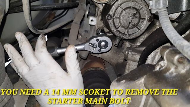 TOYOTA AYGO STARTER MOTOR REMOVAL ( DIY ) смотреть онлайн