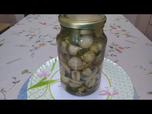 Шампиньоны маринованные. смотреть онлайн