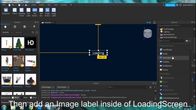 How to make a Custom Loading Screen + Buffering Ring | Roblox Studio Tutorial смотреть онлайн