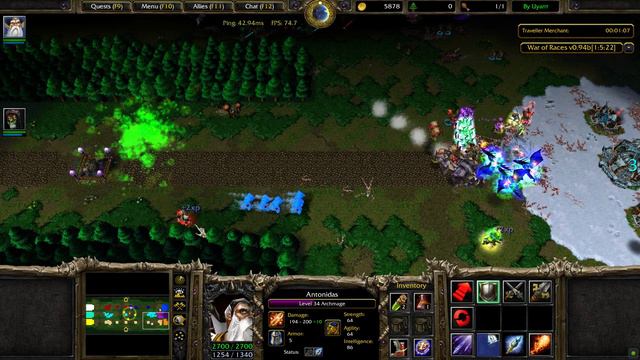 Warcraft 3 | War of Races | The 3 Amigos!!! смотреть онлайн