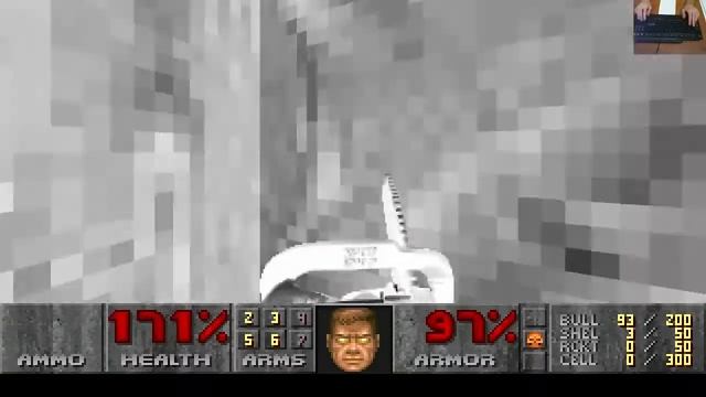 Doom II - MAP08 - Tricks and Traps - Ultra Violence 100% - KEYBOARD ONLY смотреть онлайн