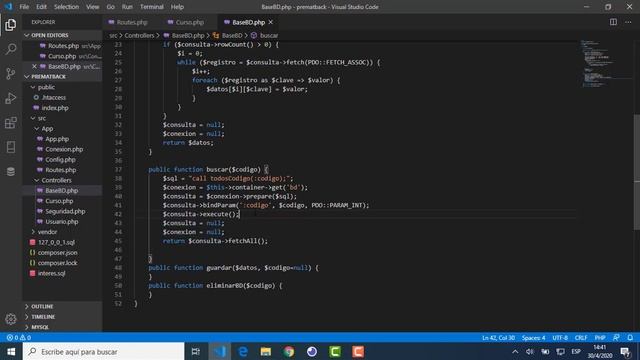 09.a - Programación en capas con SLIM, PHP y MySQL. Programación del CRUD смотреть онлайн