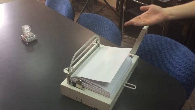 Раскрепление переплетенного документа 300 листов металбинд на OPUS Atlas 300 mono смотреть онлайн