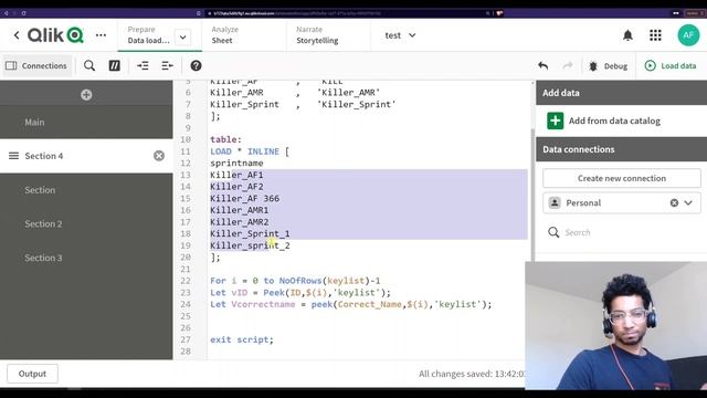 Qliksense tutorial: Data cleaning using Wildmatch, For loop & Variables in Qlik Sense смотреть онлайн