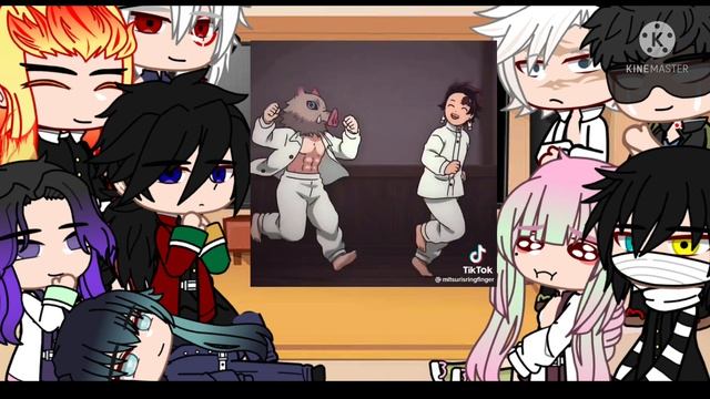 Hashiras React To Kamaboko Squad | 3/6 | KNY | Inosuke Hashibira | Angst |