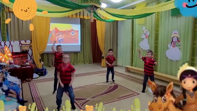 Танец ковбоев.Детский центр "Умка" на берегового .Алматы смотреть онлайн