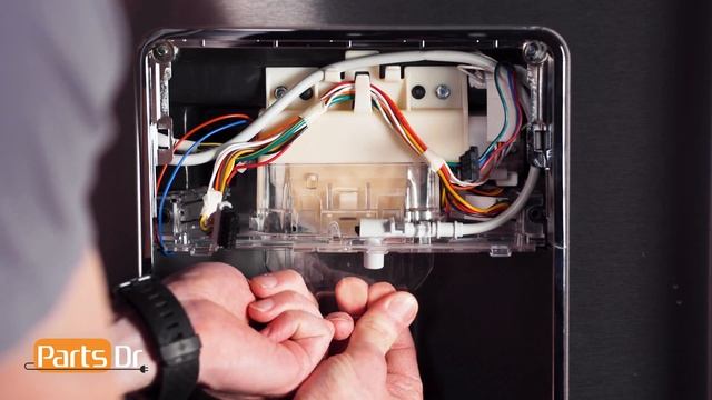 How to replace Dispenser Funnel Ice Guide part # WPW10471618 on your Whirlpool Refrigerator смотреть онлайн