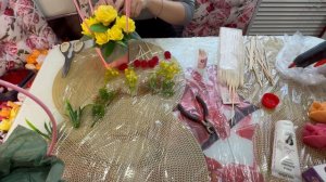 Сборка букета из мыла