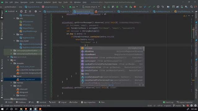 Android Login and Registration Functionality Using Kotlin - Part 6 смотреть онлайн