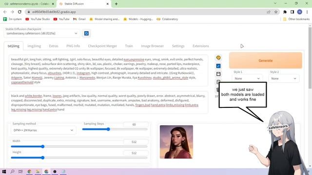 How To Load Safetensors Model File - Stable Diffusion Google Colab