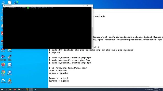 How to install LEMP (Linux-Nginx-Mysql-Php) stack on Centos8 Server смотреть онлайн