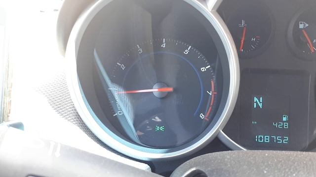 Плавают обороты на Chevrolet Cruze 1.6 AT 2012 смотреть онлайн