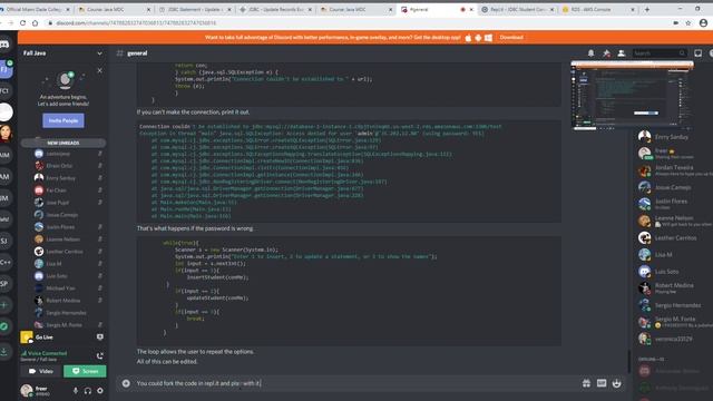 Java JDBC Last Class смотреть онлайн