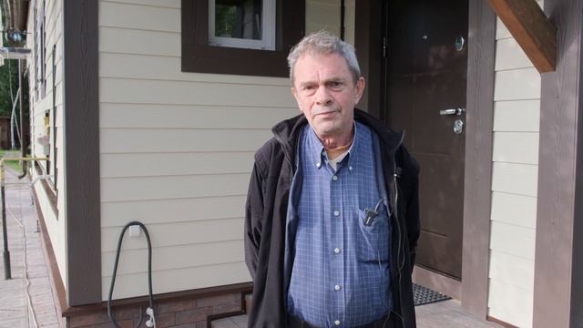 Отделка дома фиброцементными панелями Кедрал и Каньон. смотреть онлайн