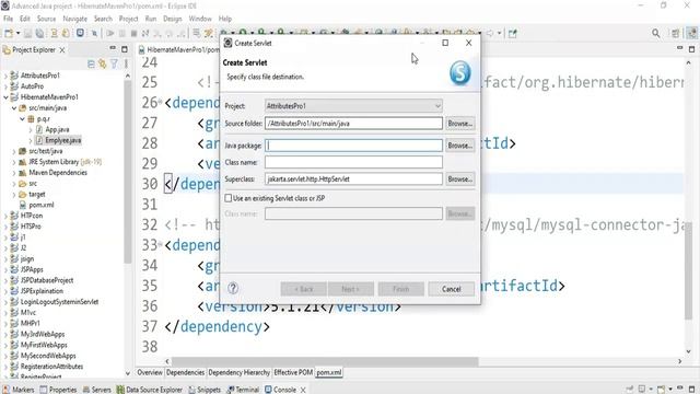 Creating MAVEN Project for hibernate and Adding dependencies | How to Use MAVEN in ECLIPSE (HINDI) смотреть онлайн