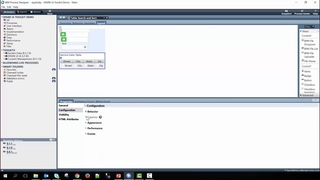 SPARK UI Toolkit - Table Search and Sort Demo смотреть онлайн