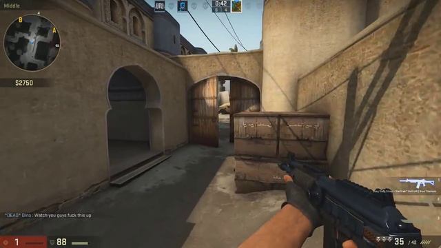 Ace CS GO map on dust 2 смотреть онлайн
