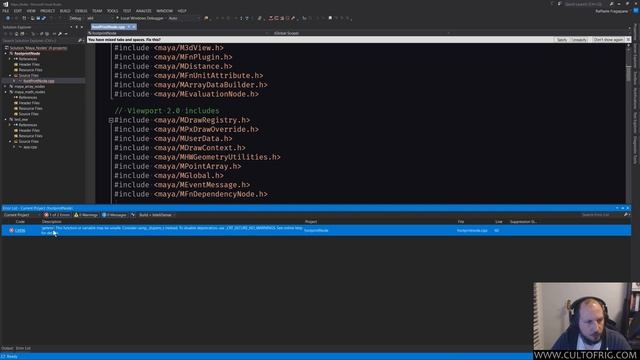 Compiling C++ Plugins for Maya - pt9 Headers (includes) смотреть онлайн
