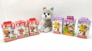 Распаковка Ми-ми Мишки VS Маша и Медведь батл с щенком Митей